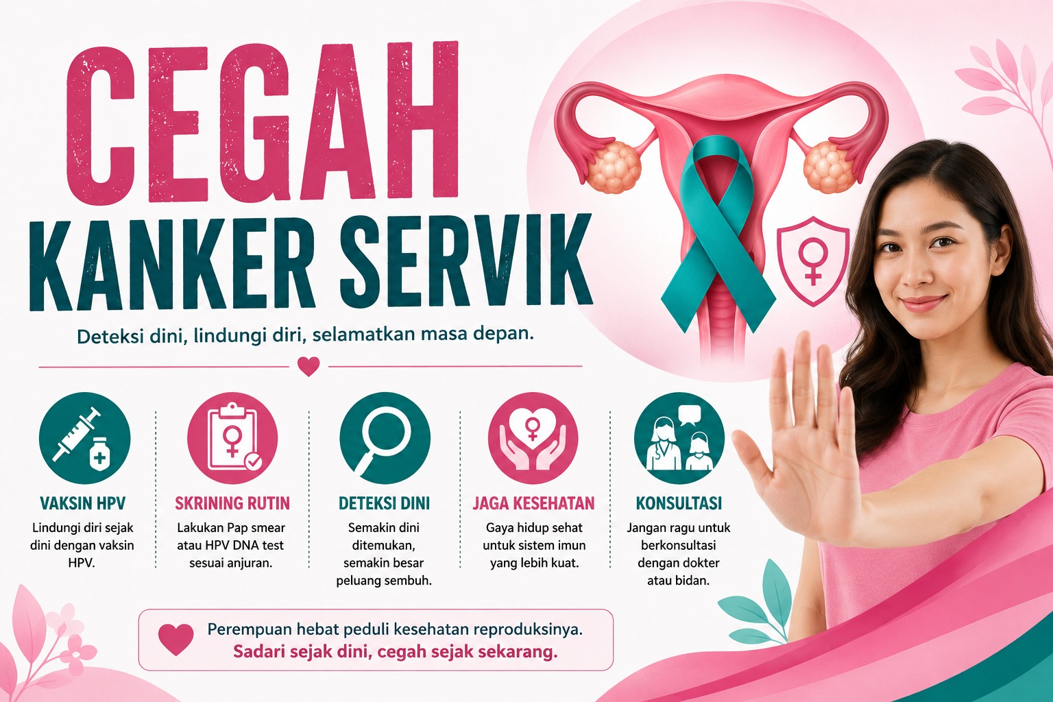 Cegah Kanker Serviks Sejak Dini: Vaksin HPV, Skrining Rutin, dan Deteksi Dini untuk Masa Depan yang Lebih Sehat