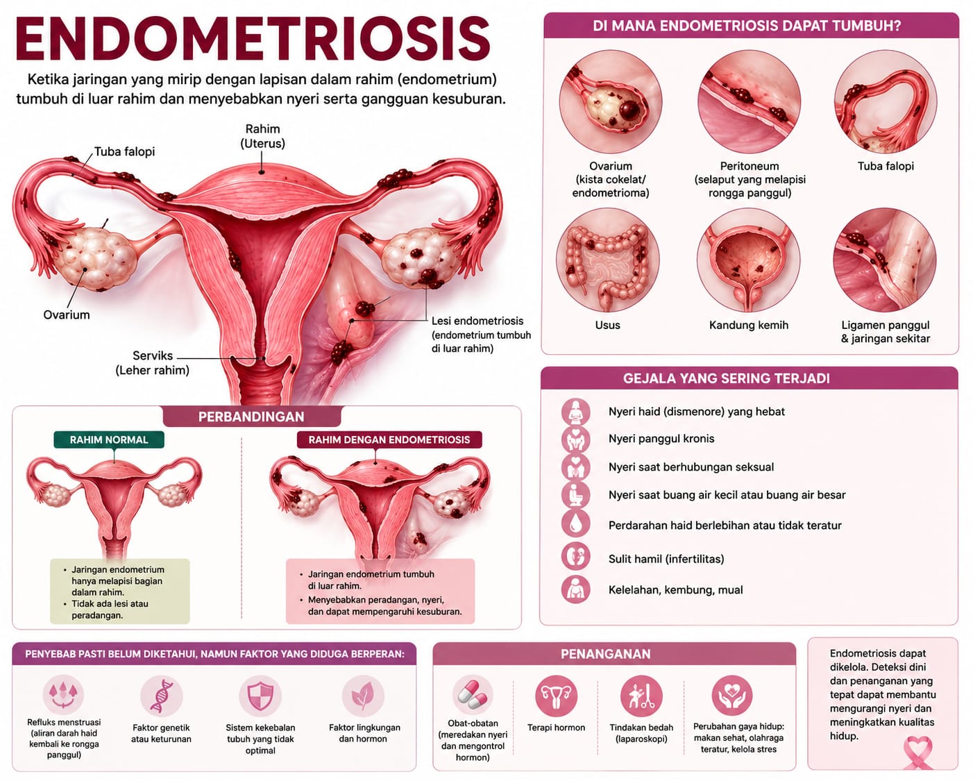 Sakitnya Endometriosis pada Wanita: Jangan Anggap Nyeri Haid Berlebihan sebagai Hal yang Normal
