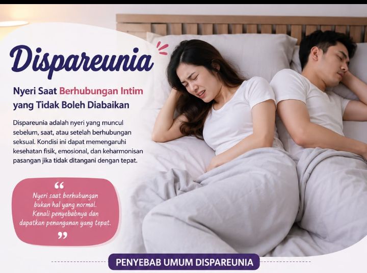 Dispareunia: Nyeri Saat Berhubungan Intim yang Dapat Memengaruhi Kesehatan dan Keharmonisan Pasangan