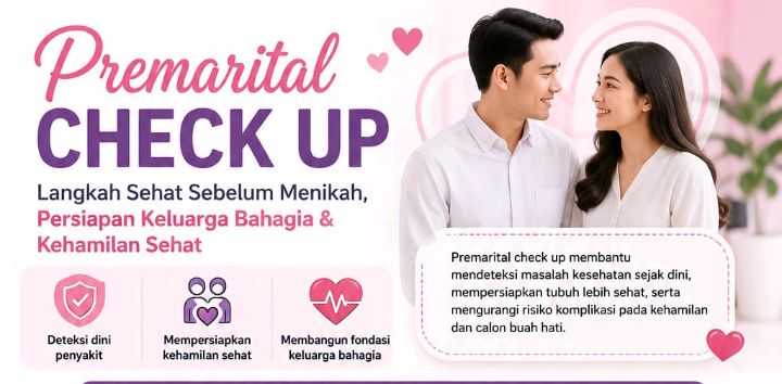 Premarital Check Up yang Penting Sebelum Menikah untuk Mempersiapkan Kehamilan Sehat
